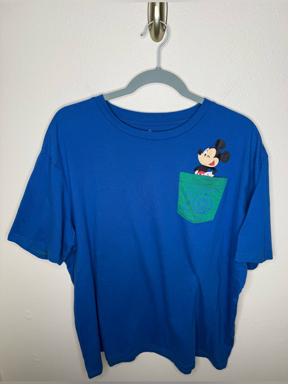 Official Disney Parks California Adventure 20th Anniversary Mickey T-Shirt XXL